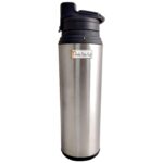 Prisha India Craft Copper Water Bottle with Vacuum Insulation HOT & Cold 600 ML
